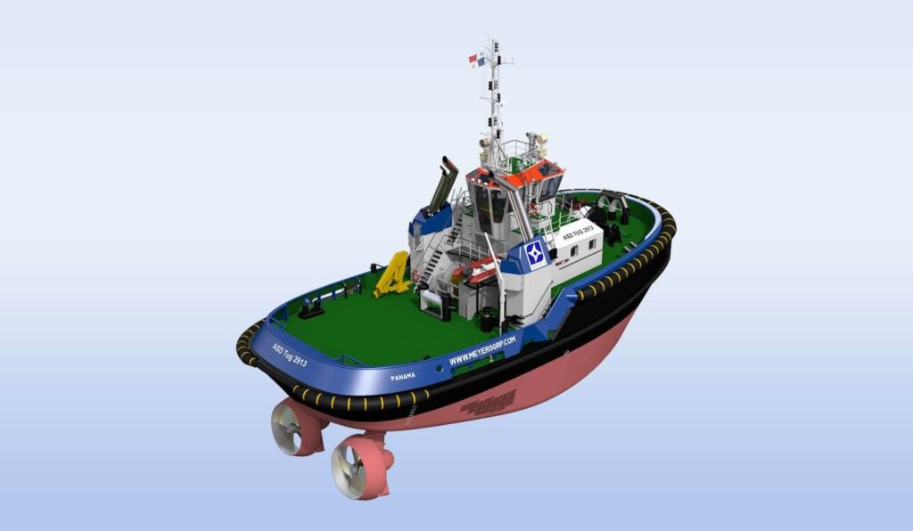 Harbour Tug persp aft PS